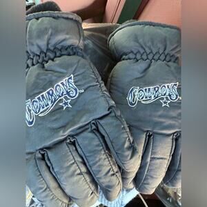 Dallas Cowboys snow ski 3M Thinsulate Black Gloves